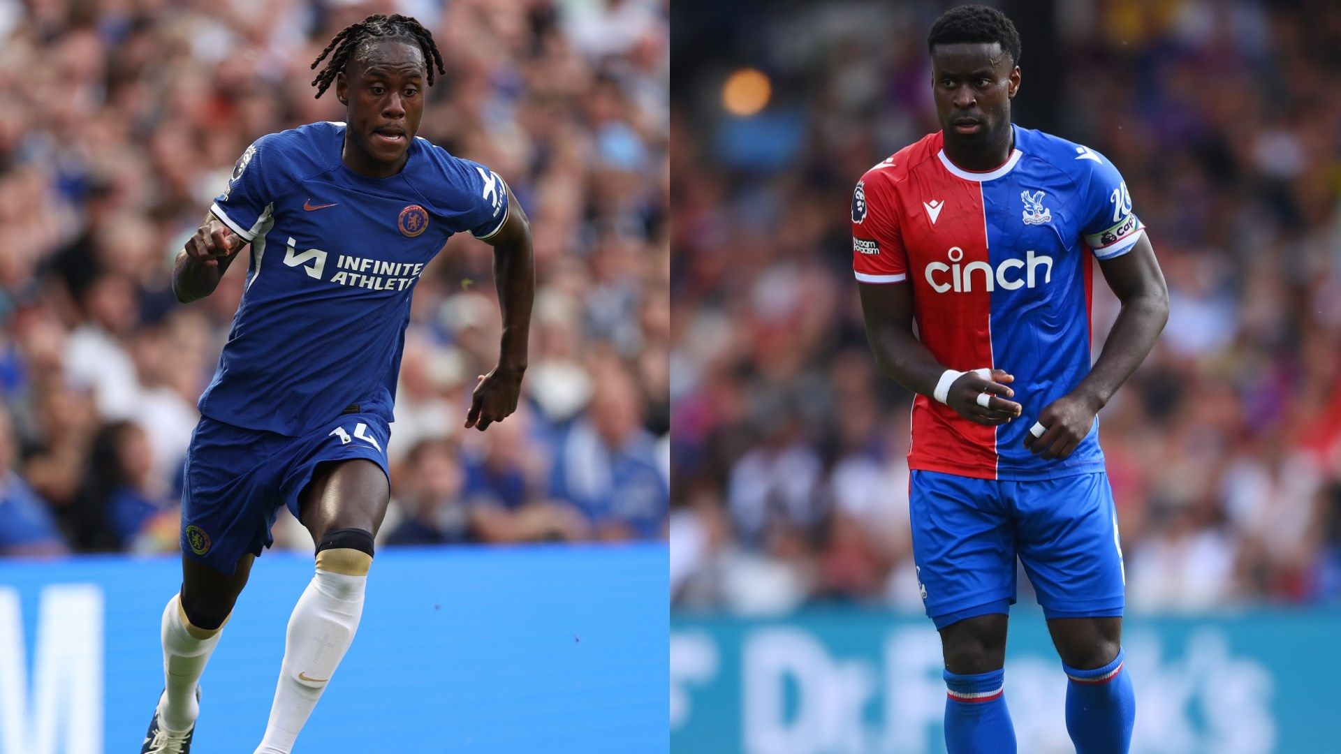 Chelsea's Trevoh Chalobah and Crystal Palace's Marc Guehi
