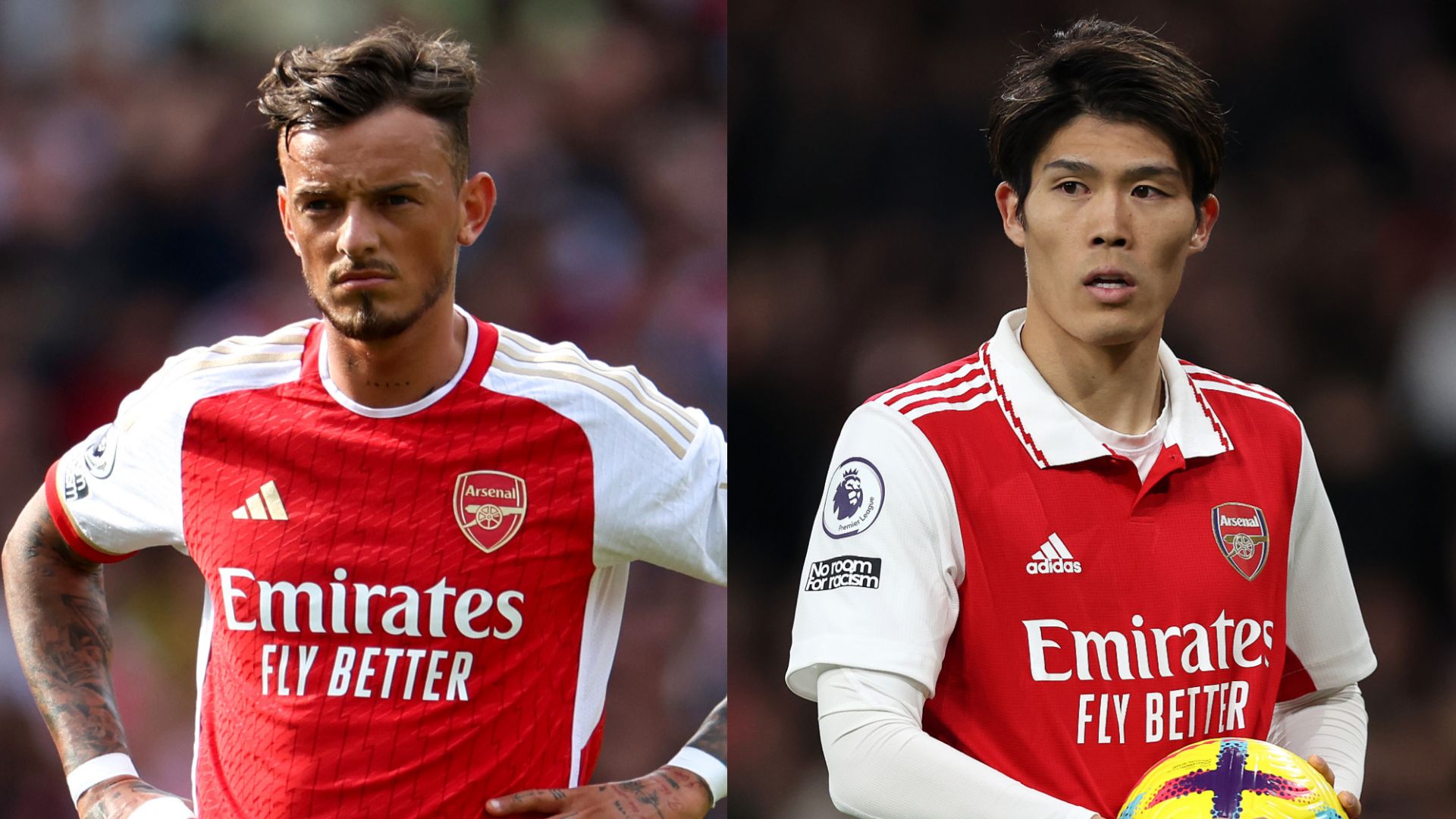 Ben White Takehiro Tomiyasu Arsenal split