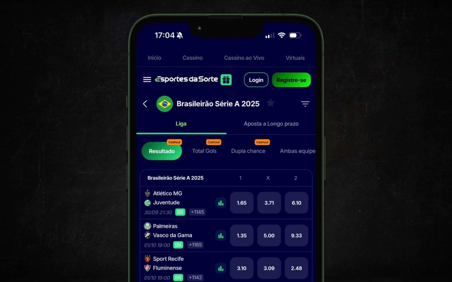 esportes da sorte app futebol