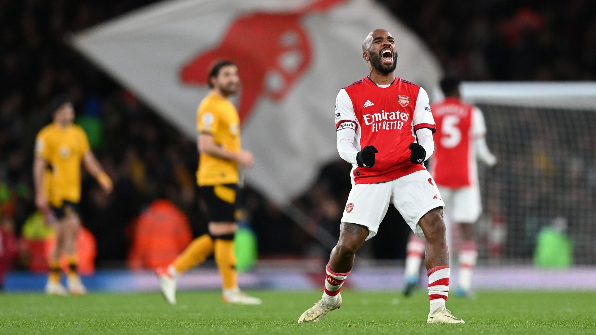 Lacazette Arsenal Wolves 2022