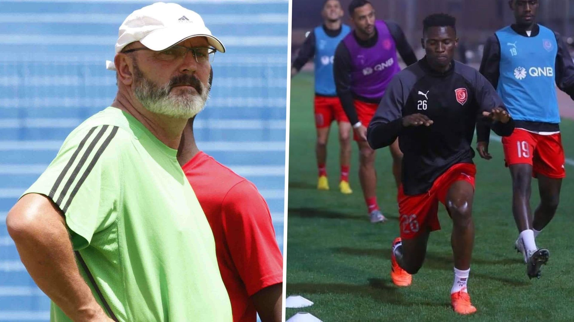 Bobby Williamson and Michael Olunga.