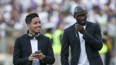 Samir Nasri Eliaquim Mangala Manchester City