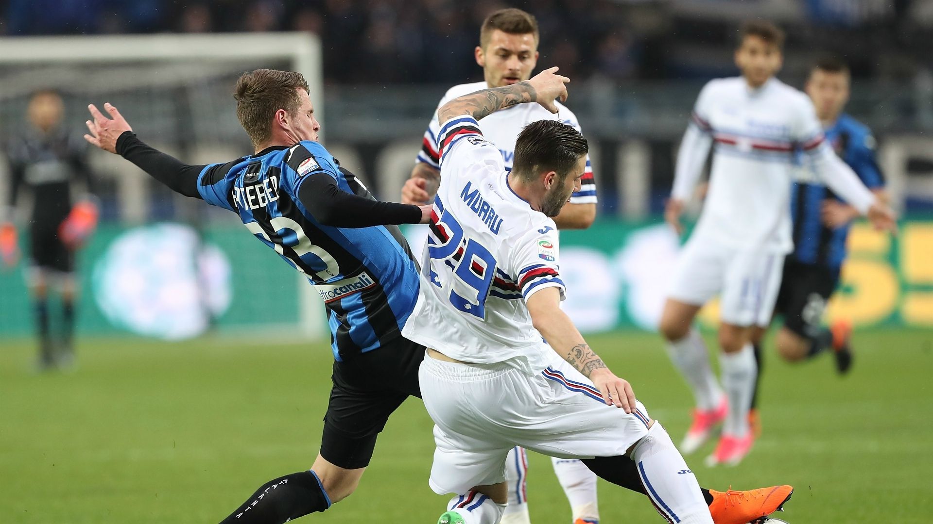 Nicola Murru Hans Hateboer Atalanta Sampdoria Serie A 04032018