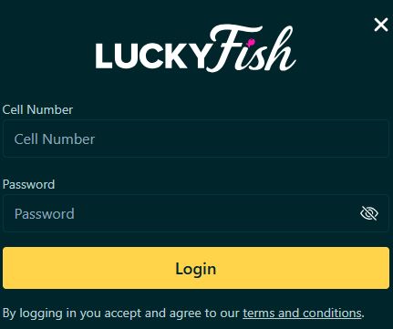 LuckyFish Login Form