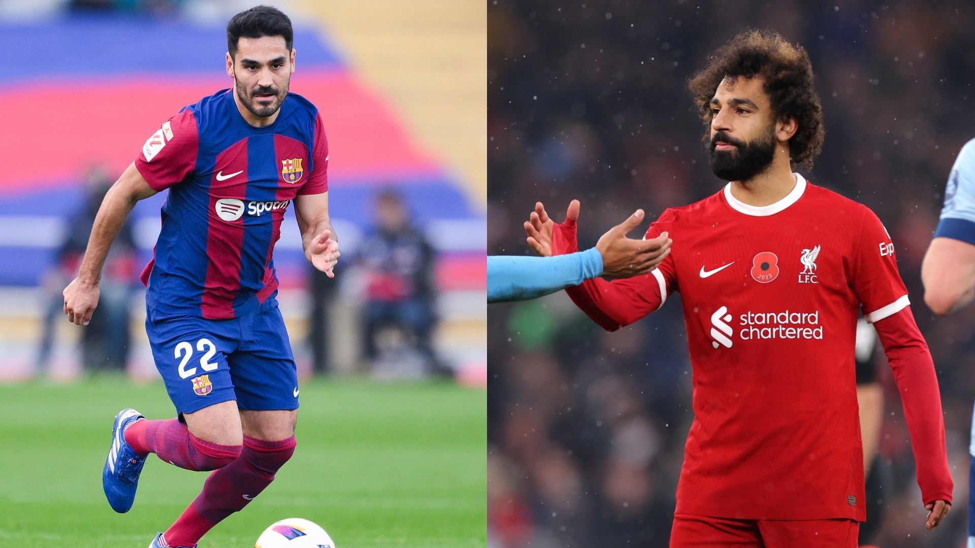 İlkay Gundogan - Mohamed Salah Liverpool - Barcelona 2023