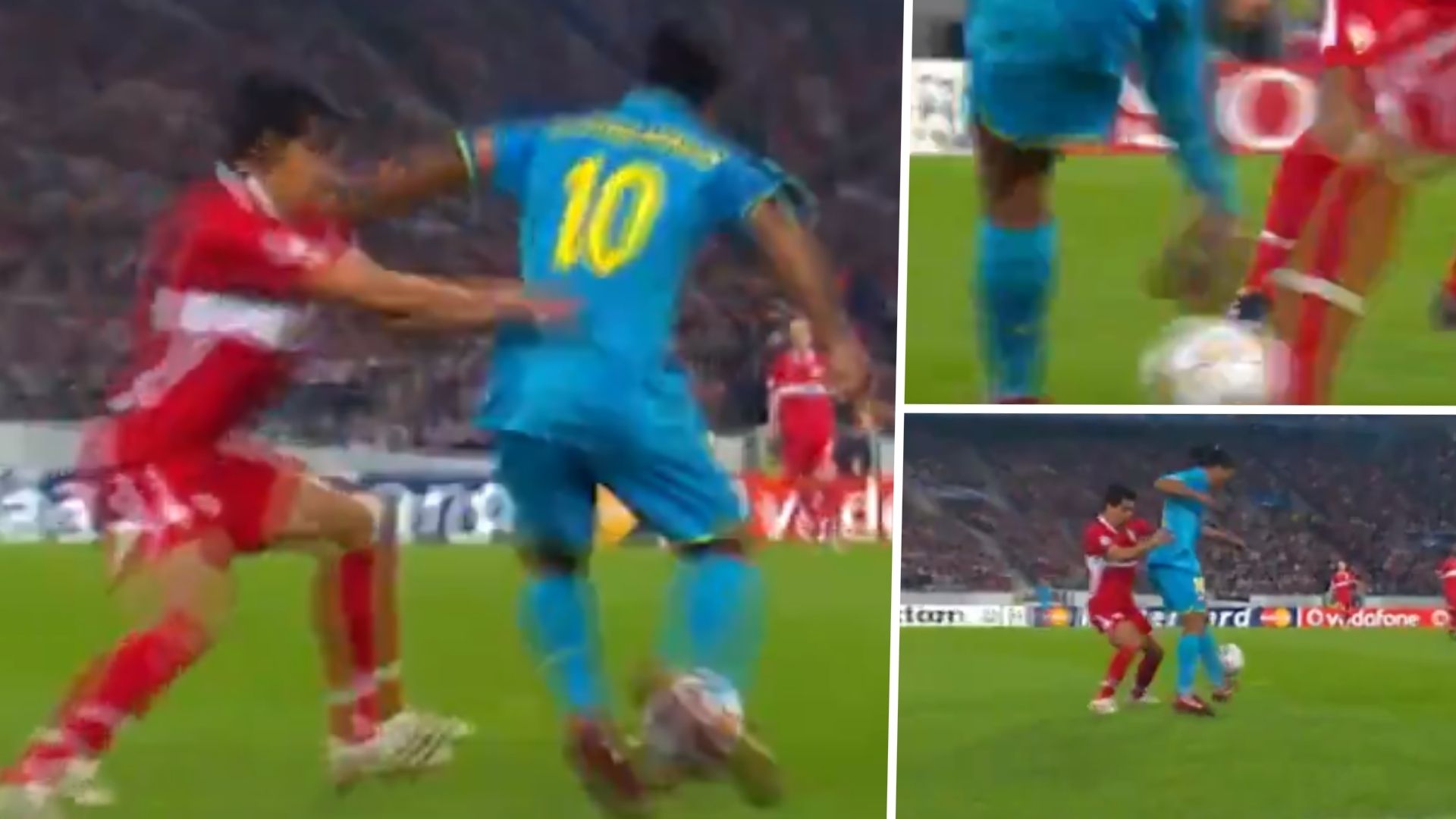 Ronaldinho jugada vs Osorio