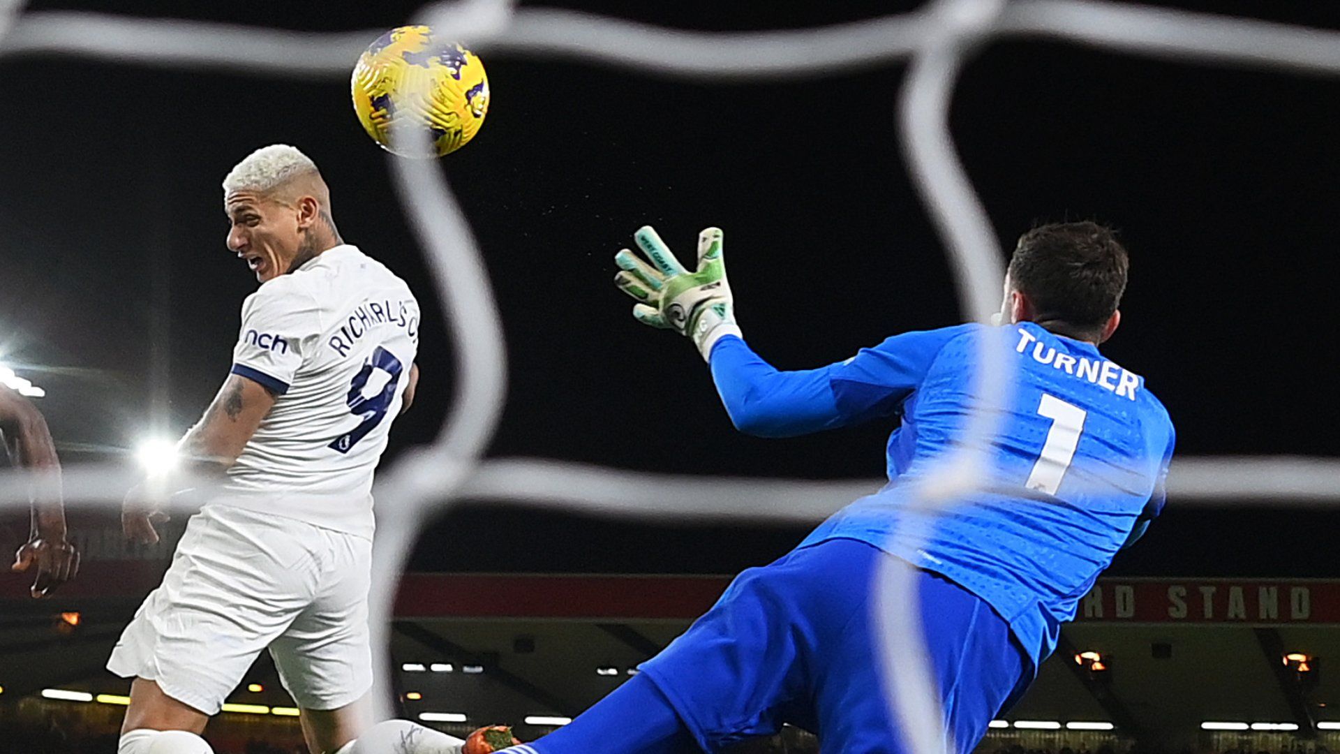 Richarlison Matt Turner Nottingham Forest Tottenham 2023-24