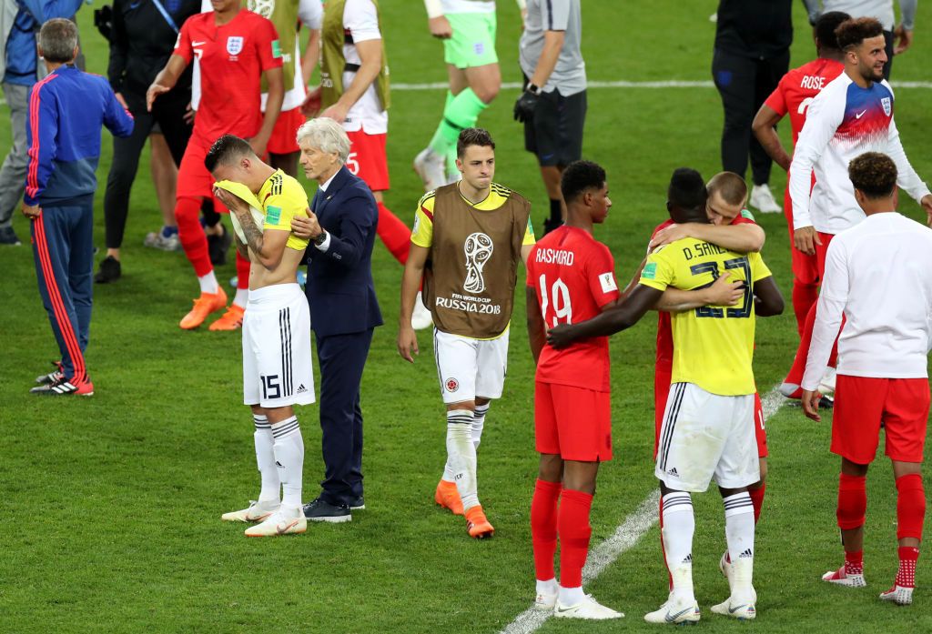 Colombia pierde con Inglaterra