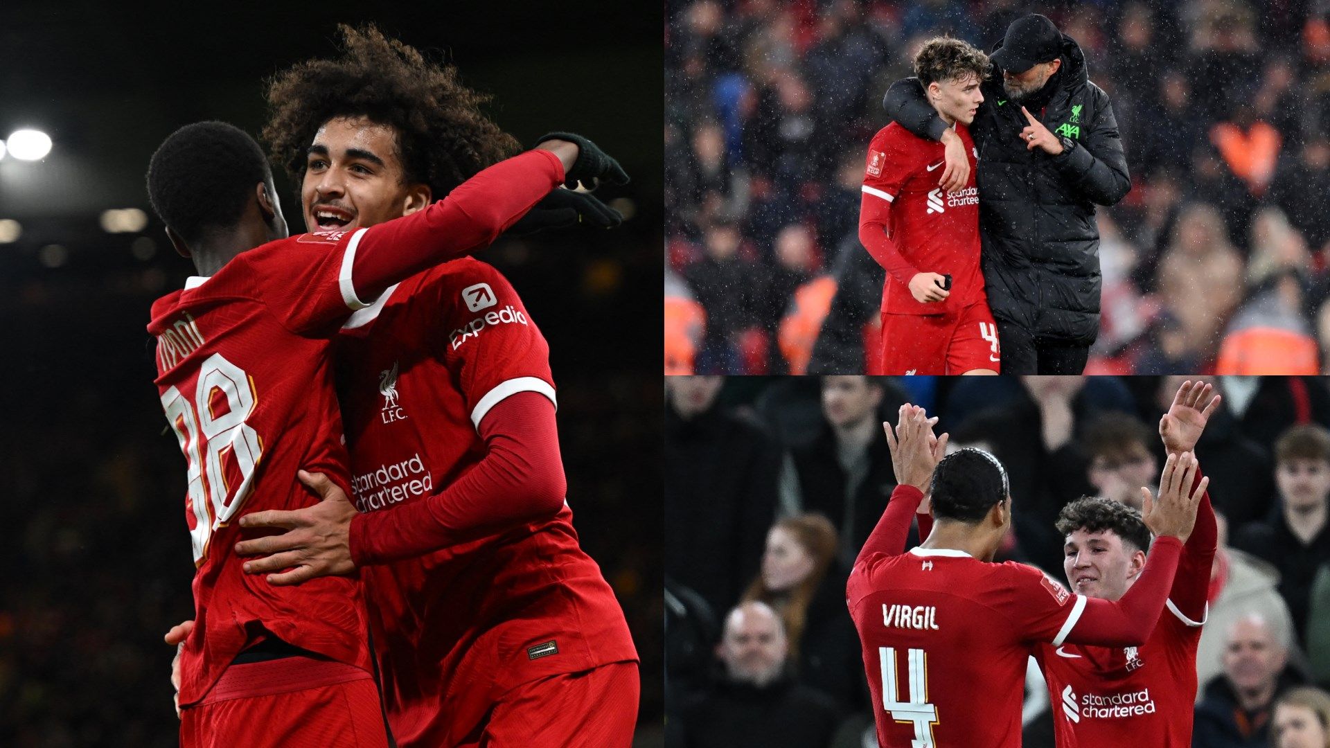 Jurgen Klopp Van Dijk 2024 Southampton FA Cup