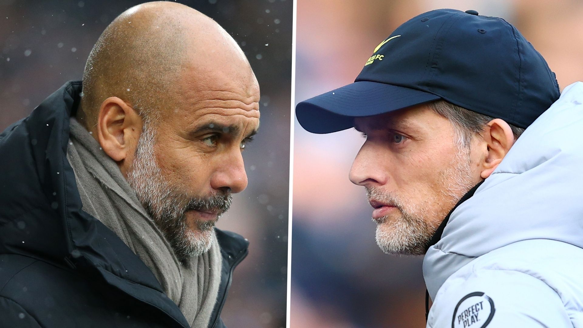 Pep Guardiola Thomas Tuchel Man City Chelsea GFX