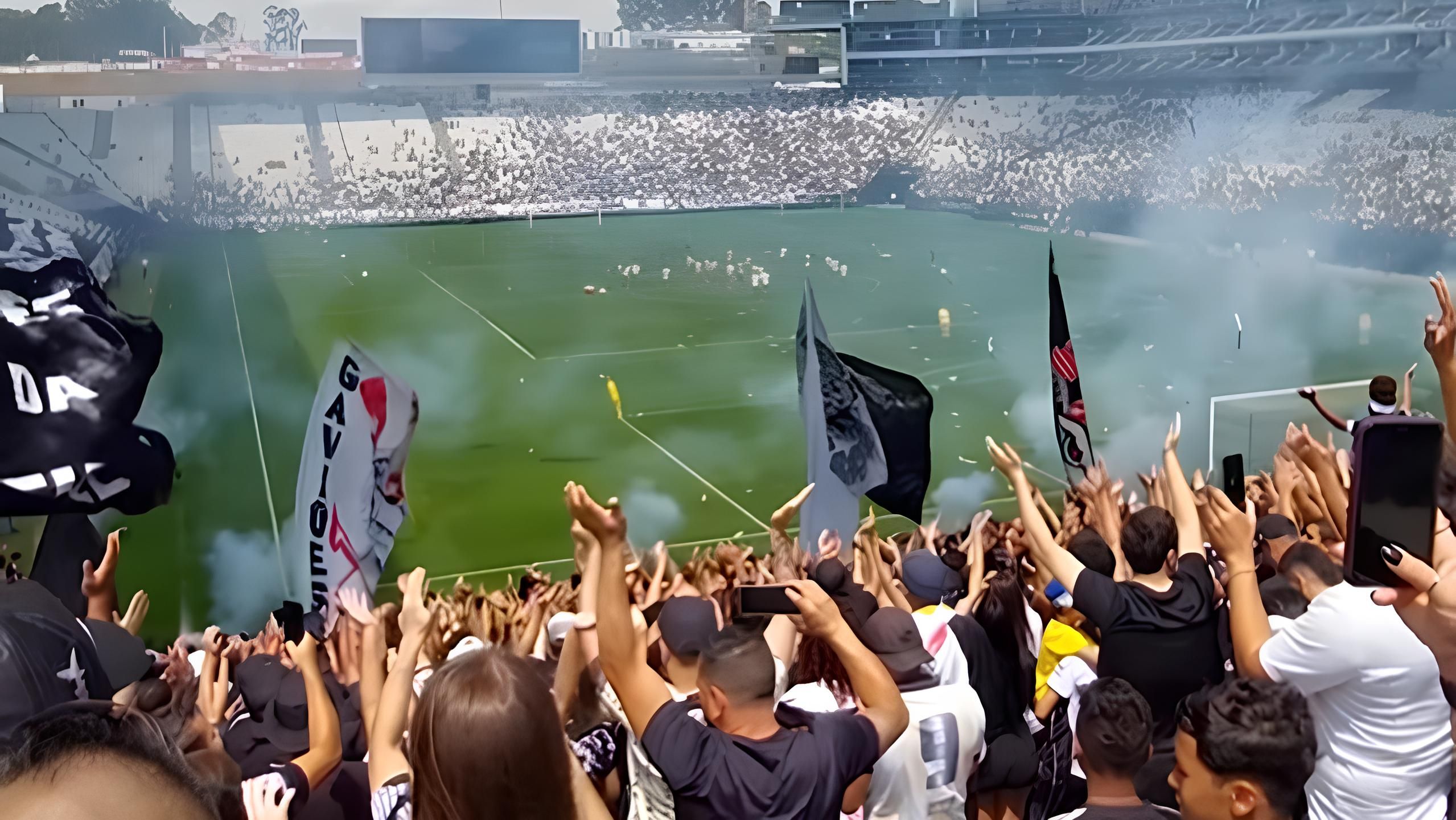 Torcida Corinthians, treino aberto, 2024
