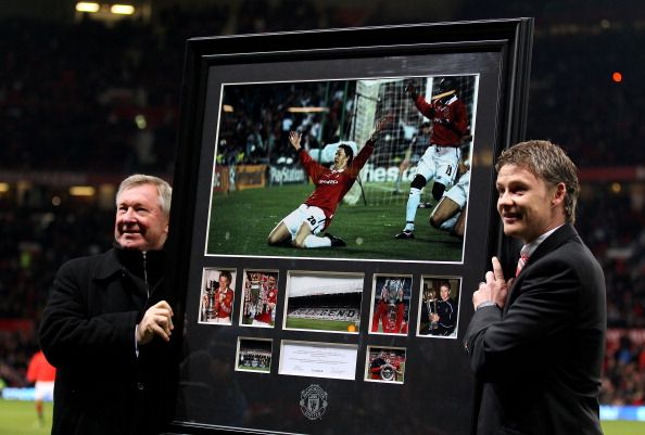 Solskjaer and Ferguson