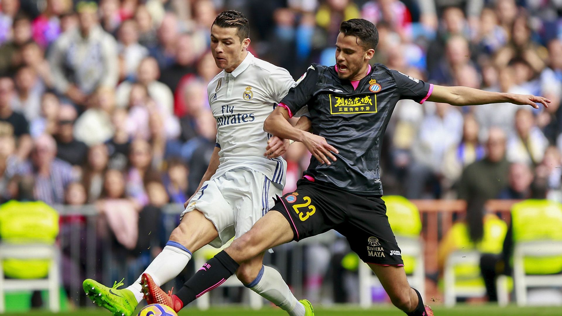 Diego Reyes Cristiano Ronaldo Real Madrid Espanyol LaLiga