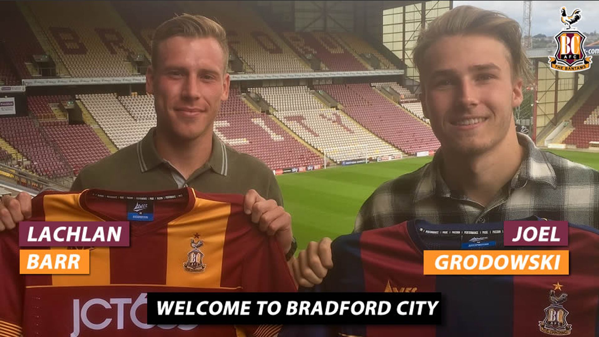 Joel Grodowski Bradford City