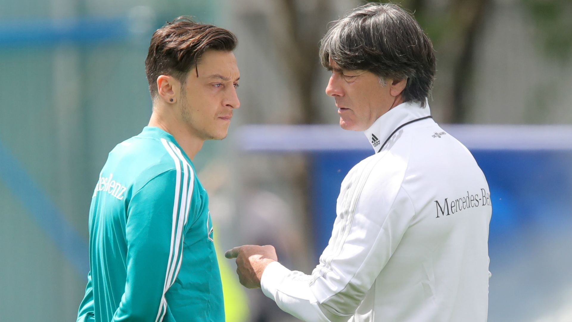 Mesut Özil Joachim Löw 2018