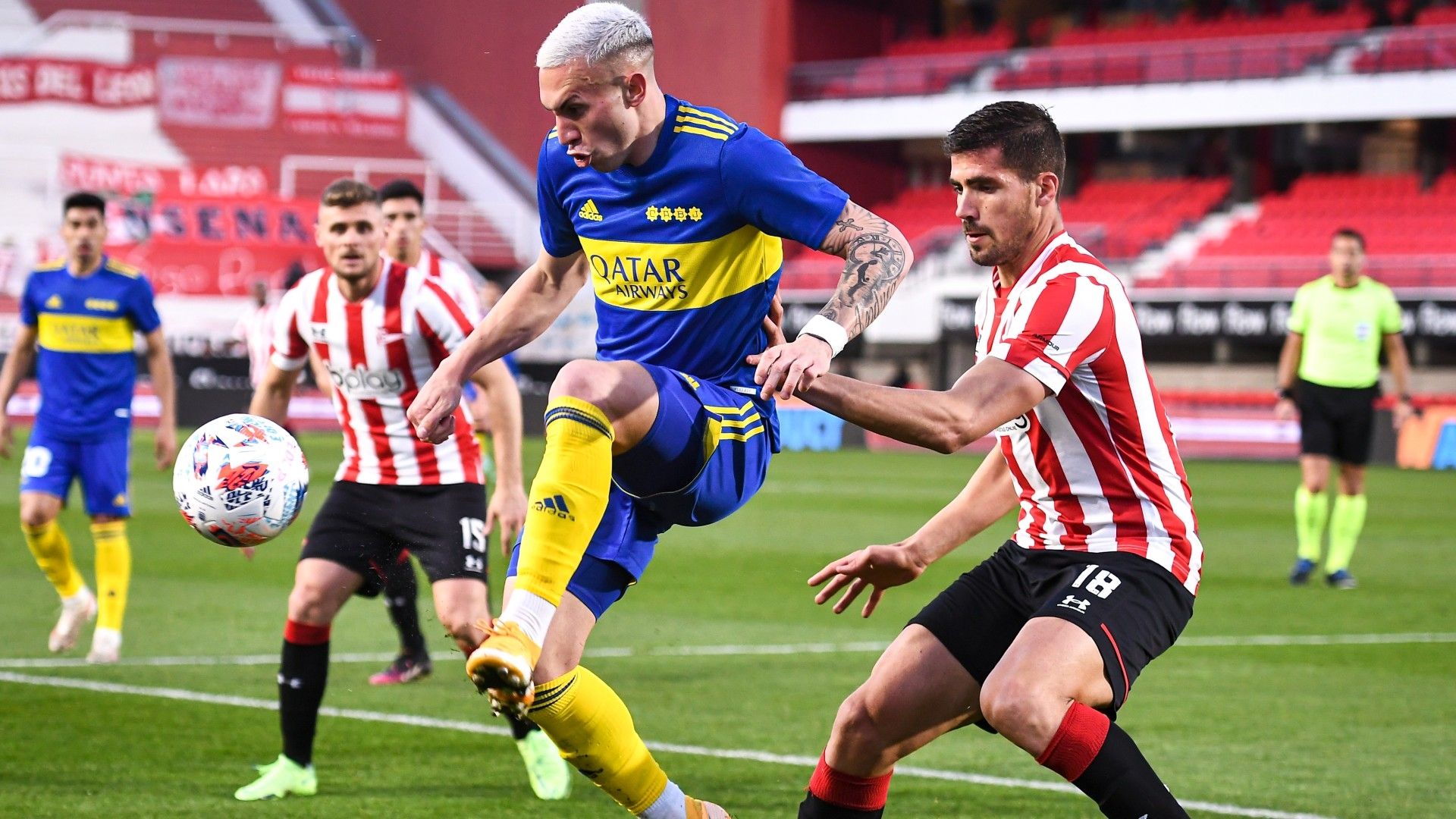 Norberto Briasco Estudiantes Boca Torneo Liga Profesional 15082021