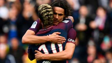 Cavani e Neymar PSG x Bordeaux Ligue 1 30 09 17