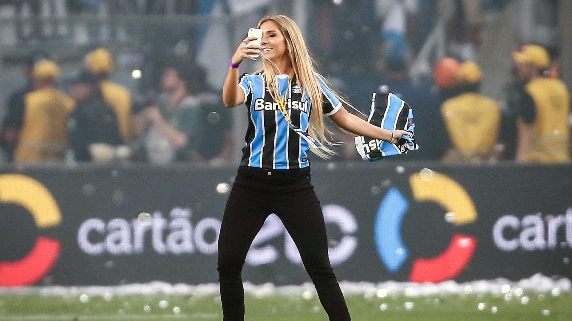 Carol Portaluppi Grêmio Atlético-MG Copa do Brasil 07122016