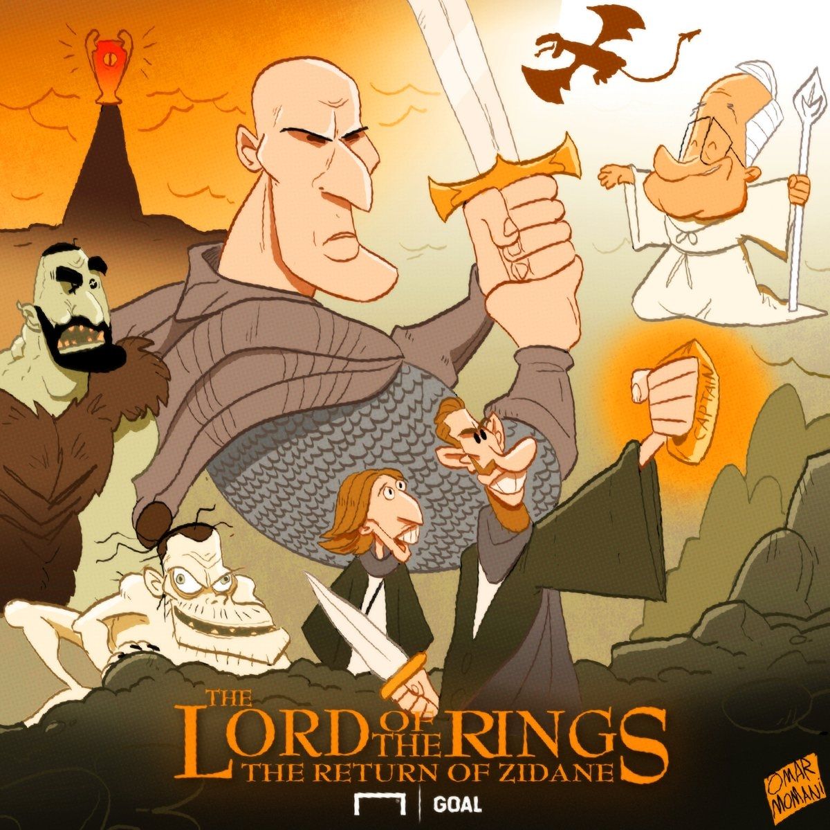 Kartun - Kembalinya Zinedine Zidane