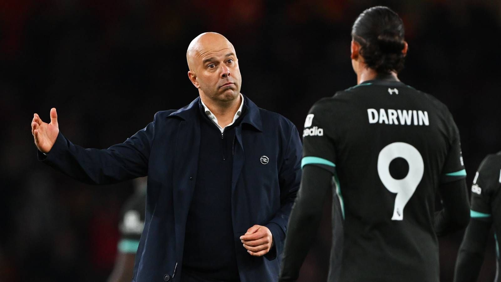 Arne Slot & Darwin Nunez