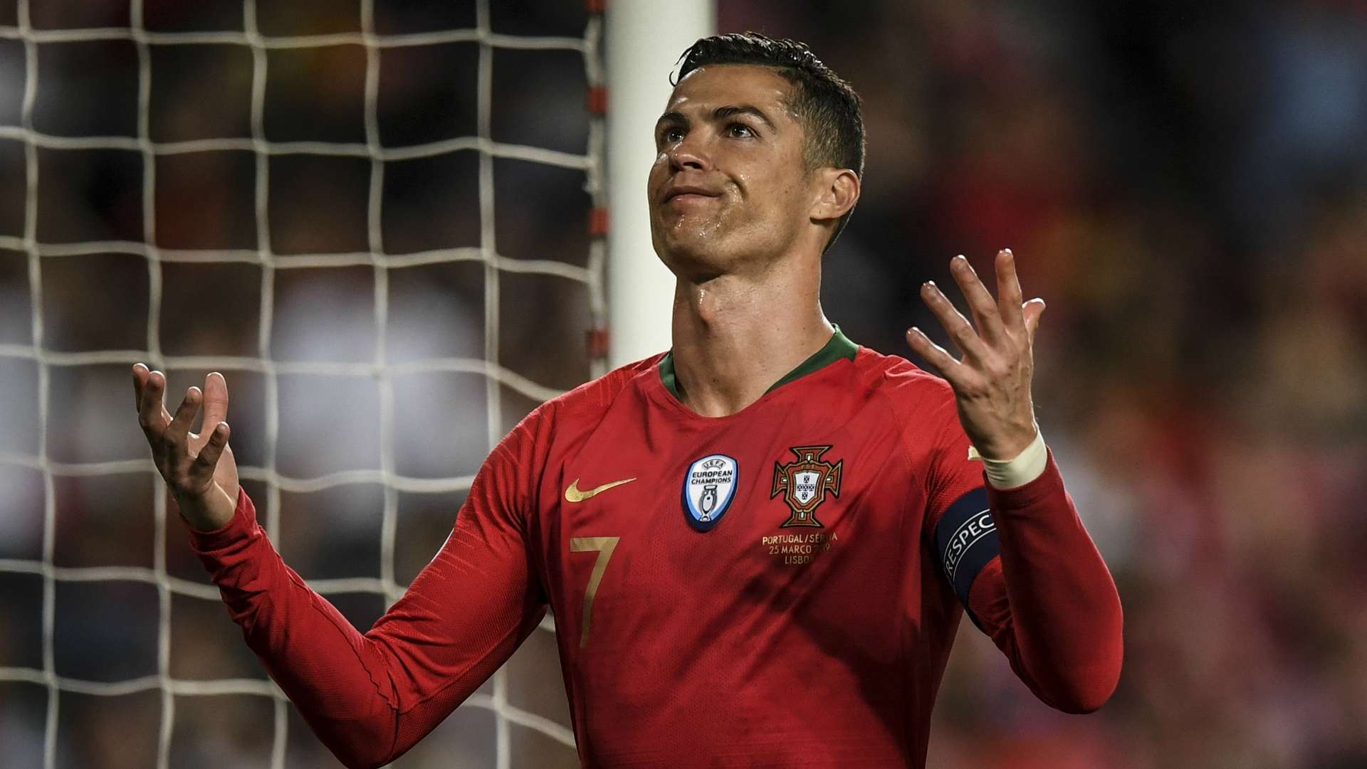 Cristiano ronaldo portugal serbia