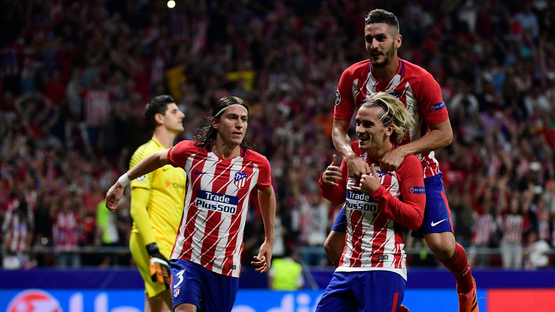 Antoine Griezmann, Atletico Madrid - Chelsea, Champions League, 09272017