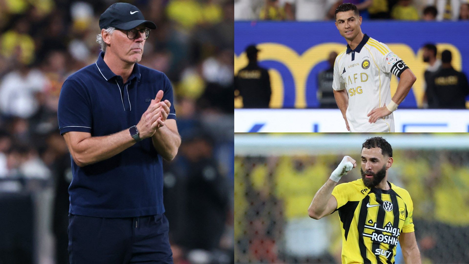 Laurent Blanc Cristiano Ronaldo Karim Benzema