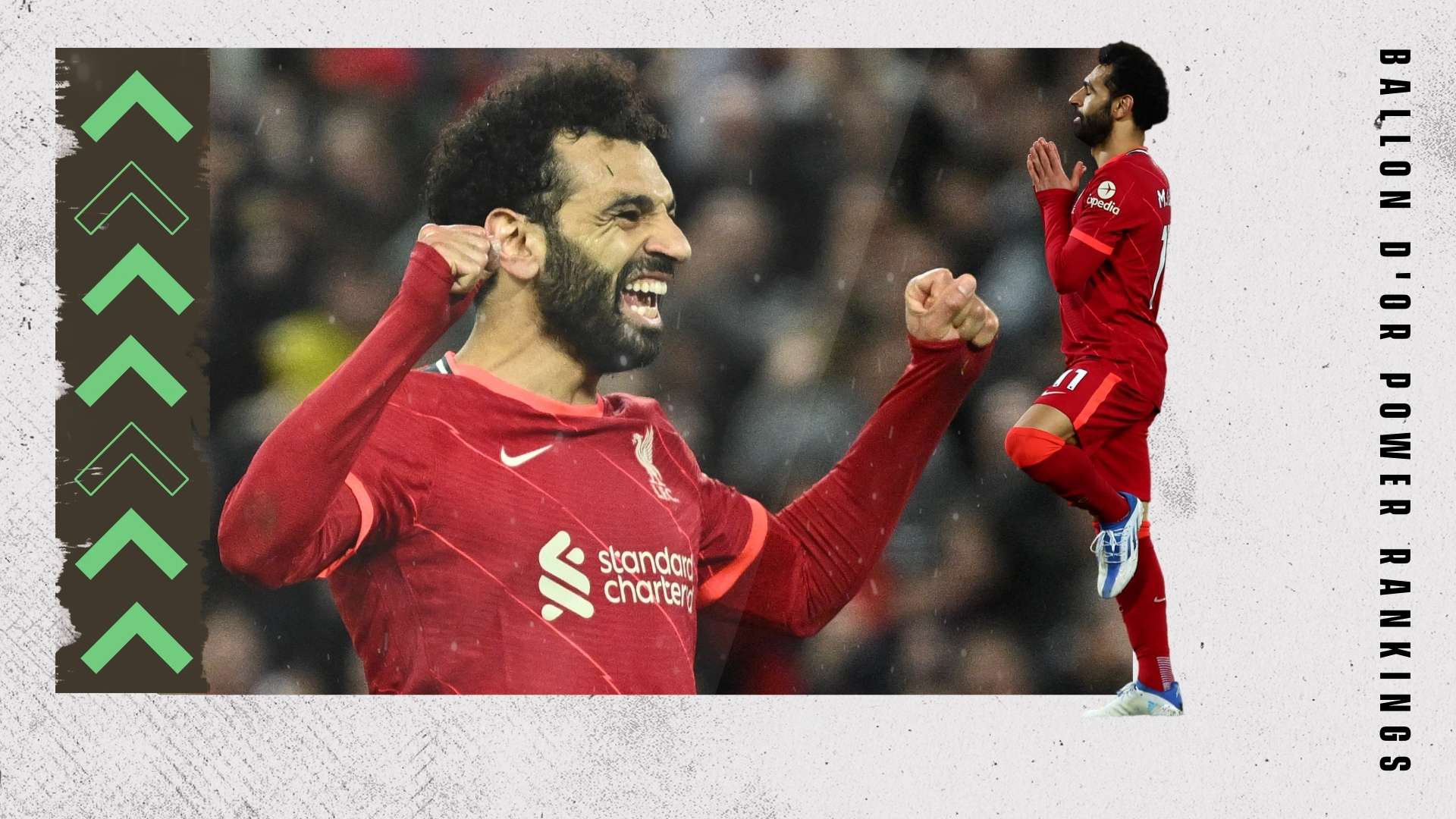 Mohamed Salah Ballon d'Or Rankings GFX