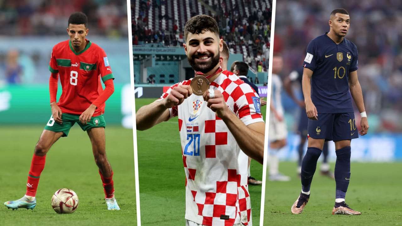 Kylian Mbappé,Azzedine Ounahi,Joško Gvardiol