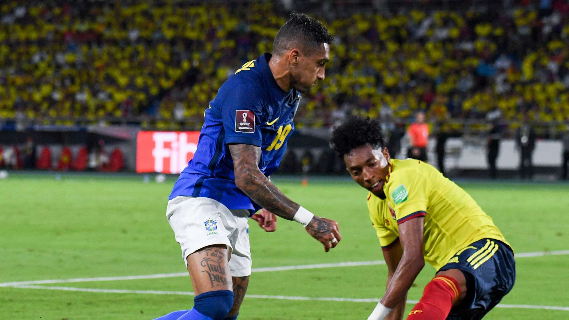 Raphinha, Colombia x Brasil, Eliminatórias Qatar 2022, 10102021