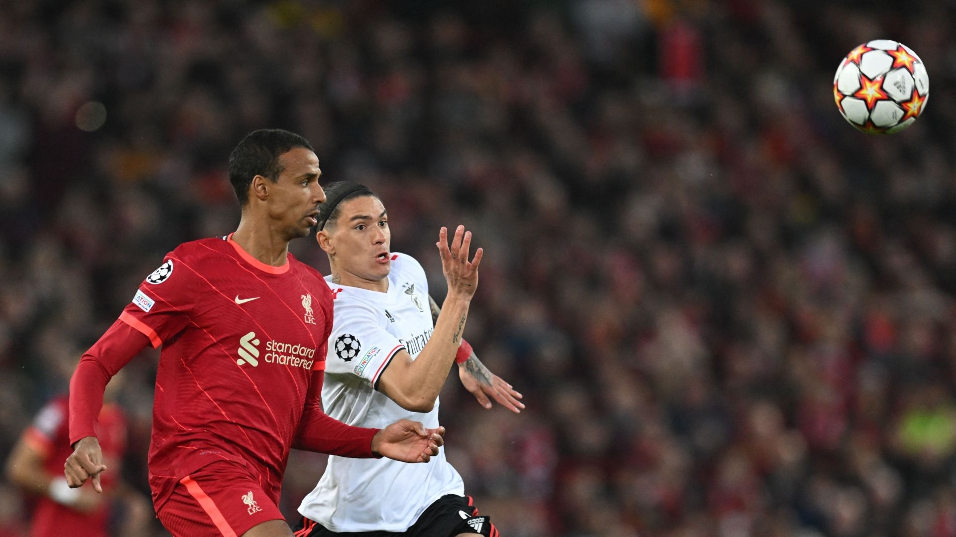 Joel Matip Darwin Núñez Liverpool vs. Benfica