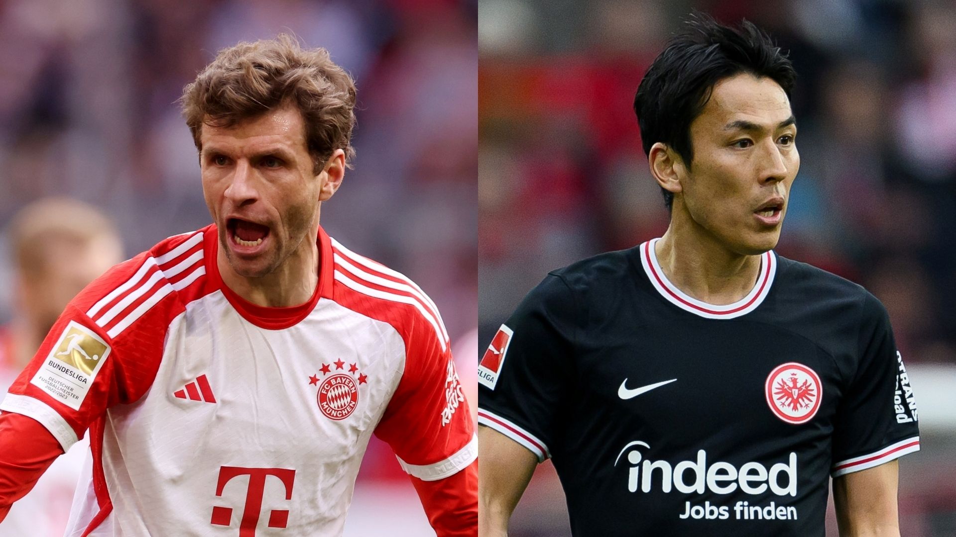 Thomas Mueller Bayern Makoto Hasebe Frankfurt