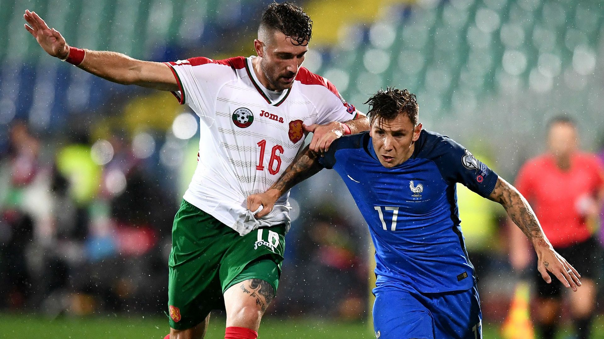 Lucas Digne Andrey Galabinov Bulgaria France Wolrd Cup 07102017