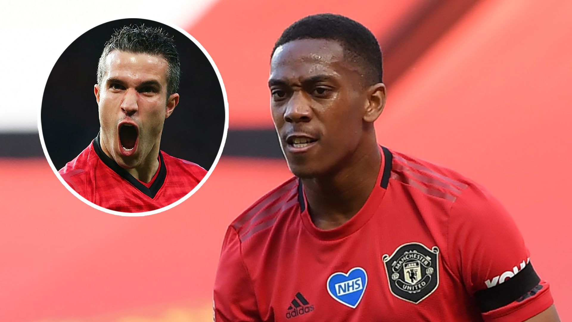 Robin van Persie Anthony Martial Man Utd