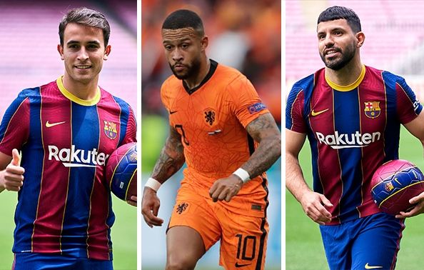 Eric Garcia; Memphis Depay; Sergio Aguero