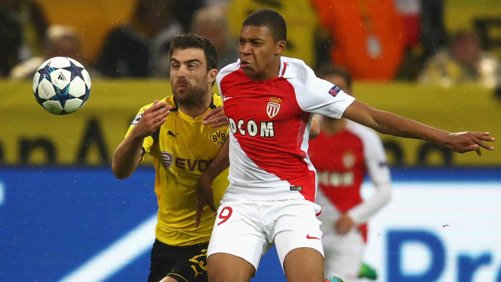 SOKRATIS BORUSSIA DORTMUND KYLIAN MBAPPE MONACO UEFA CHAMPIONS LEAGUE 12042017