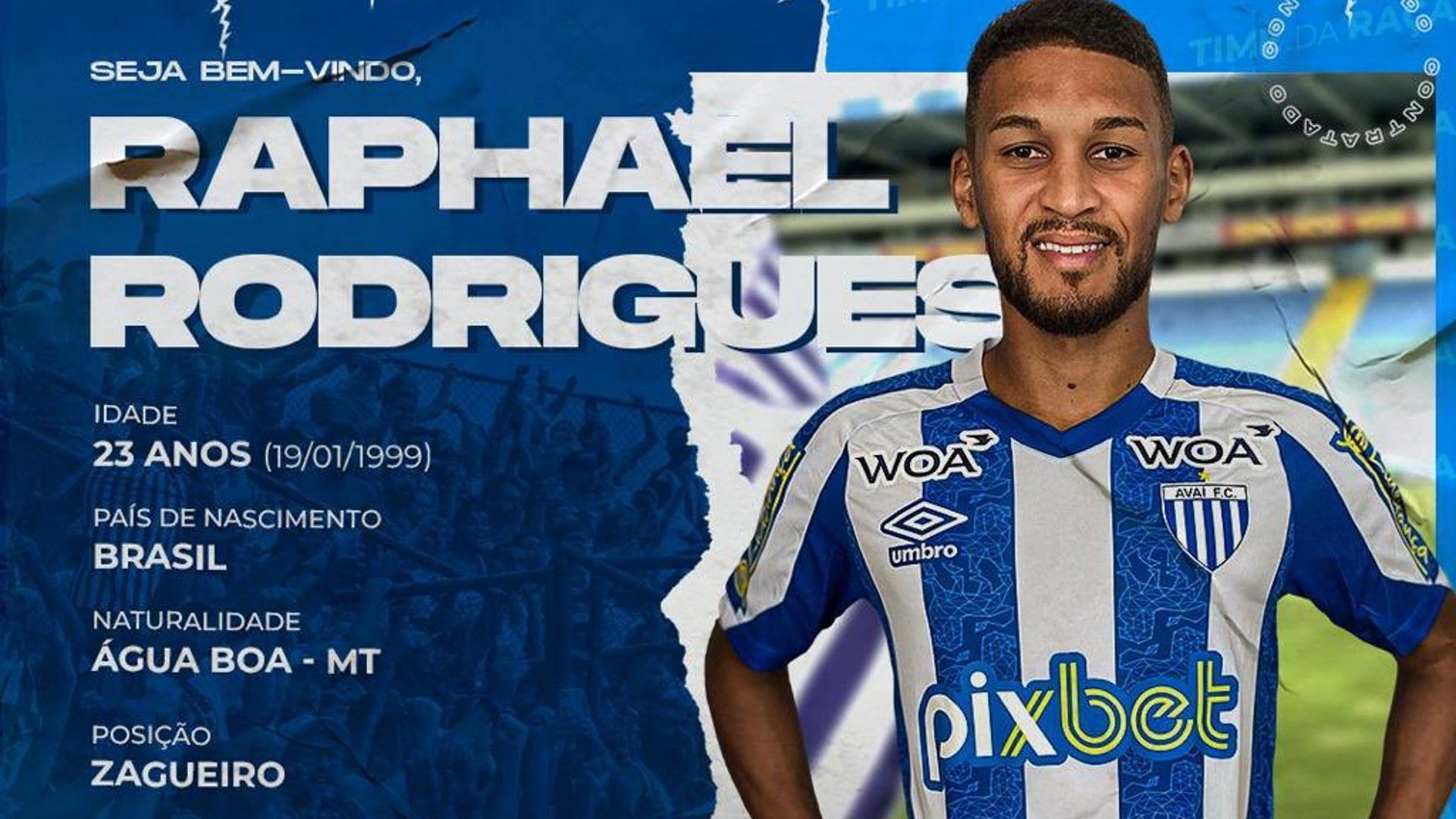 Raphael Rodrigues Avaí apresentação 2022
