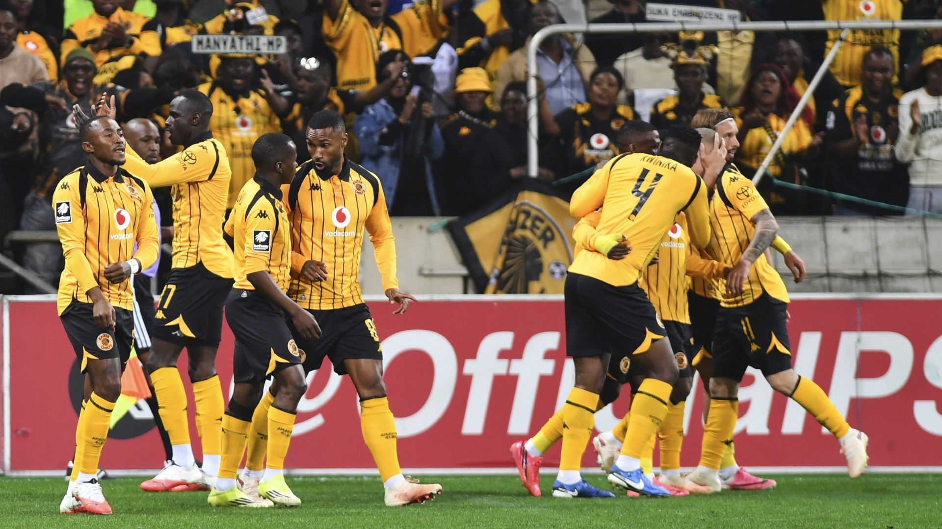 Kaizer Chiefs celebrate
