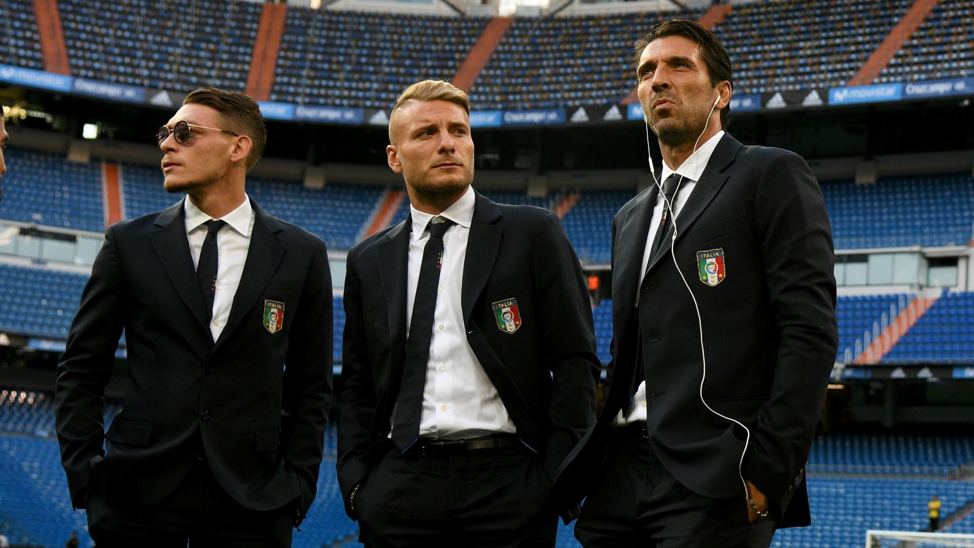 Gianlugi Buffon Andrea Belotti Ciro Immobile Italy