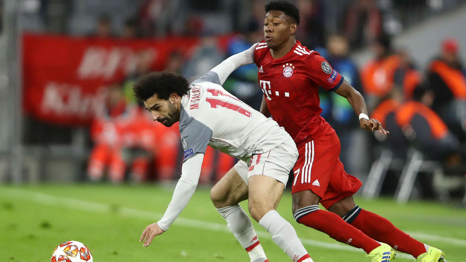 Mohamed Salah David Alaba FC Bayern München Liverpool 13032019
