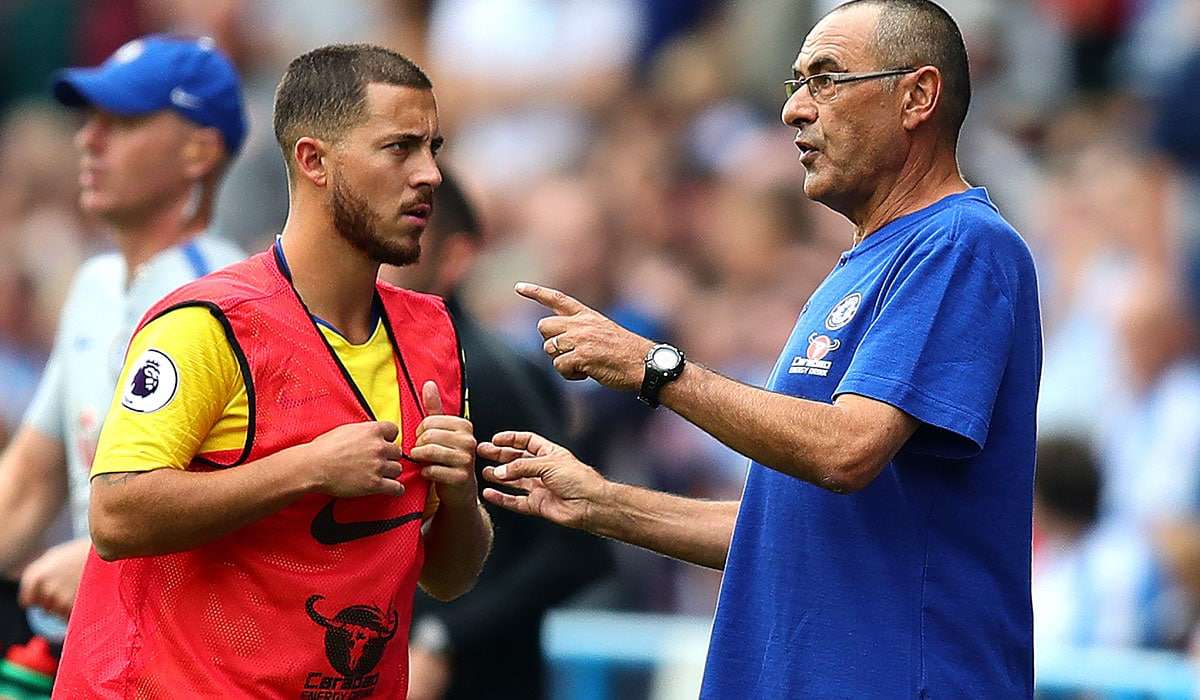 sarri Hazard Chelsea