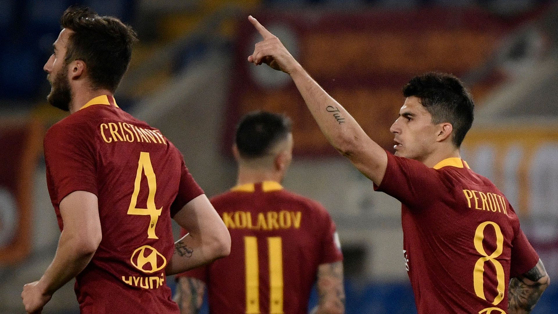 Diego Perotti Roma Fiorentina Serie A