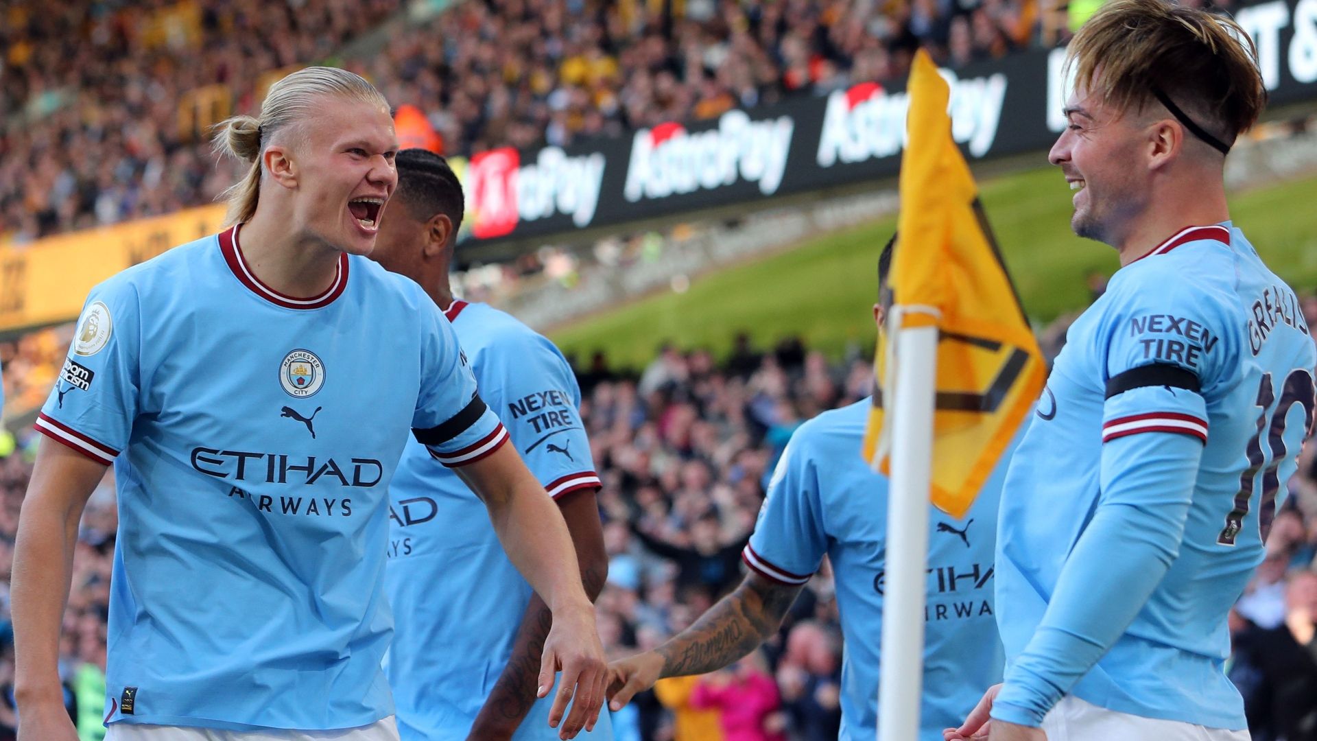 Haaland Grealish Manchester City