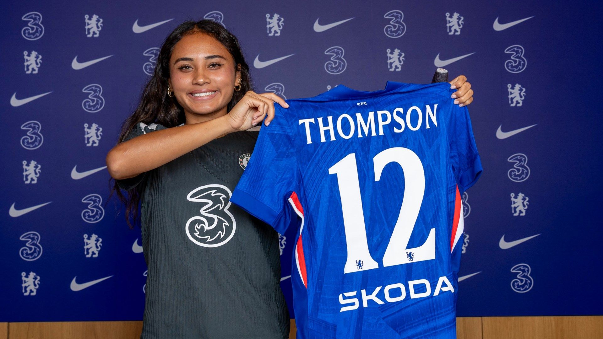 Alyssa Thompson Chelsea unveiling 2025