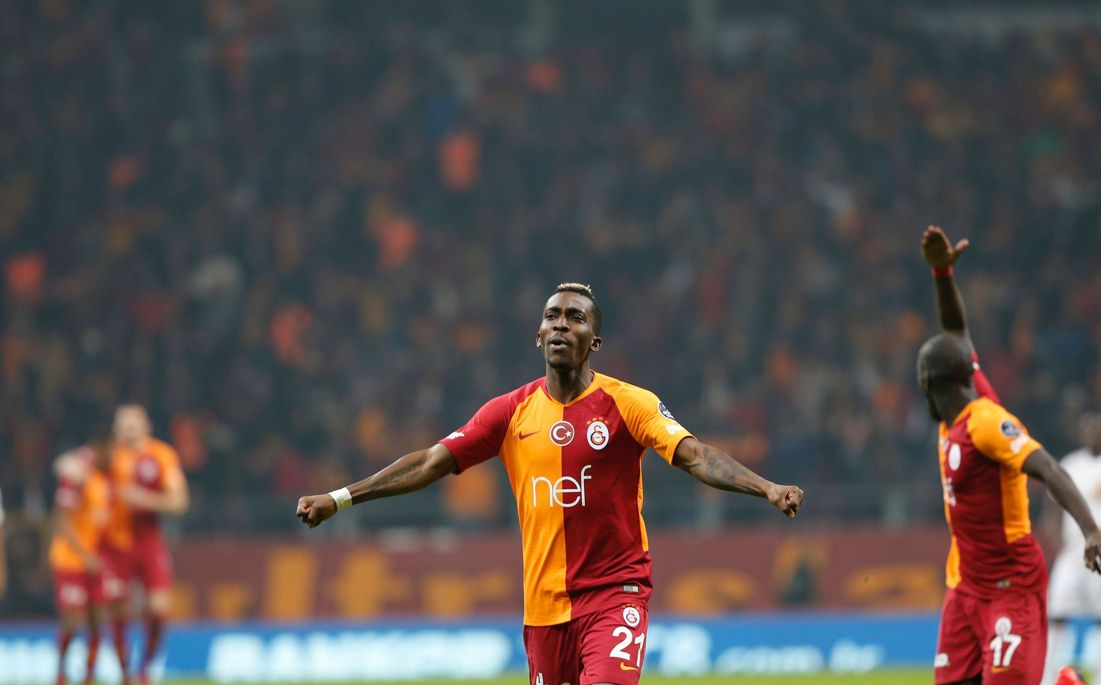 Henry Onyekuru Goal Celebration Galatasaray Sivasspor Turkish Super League 12/23/18