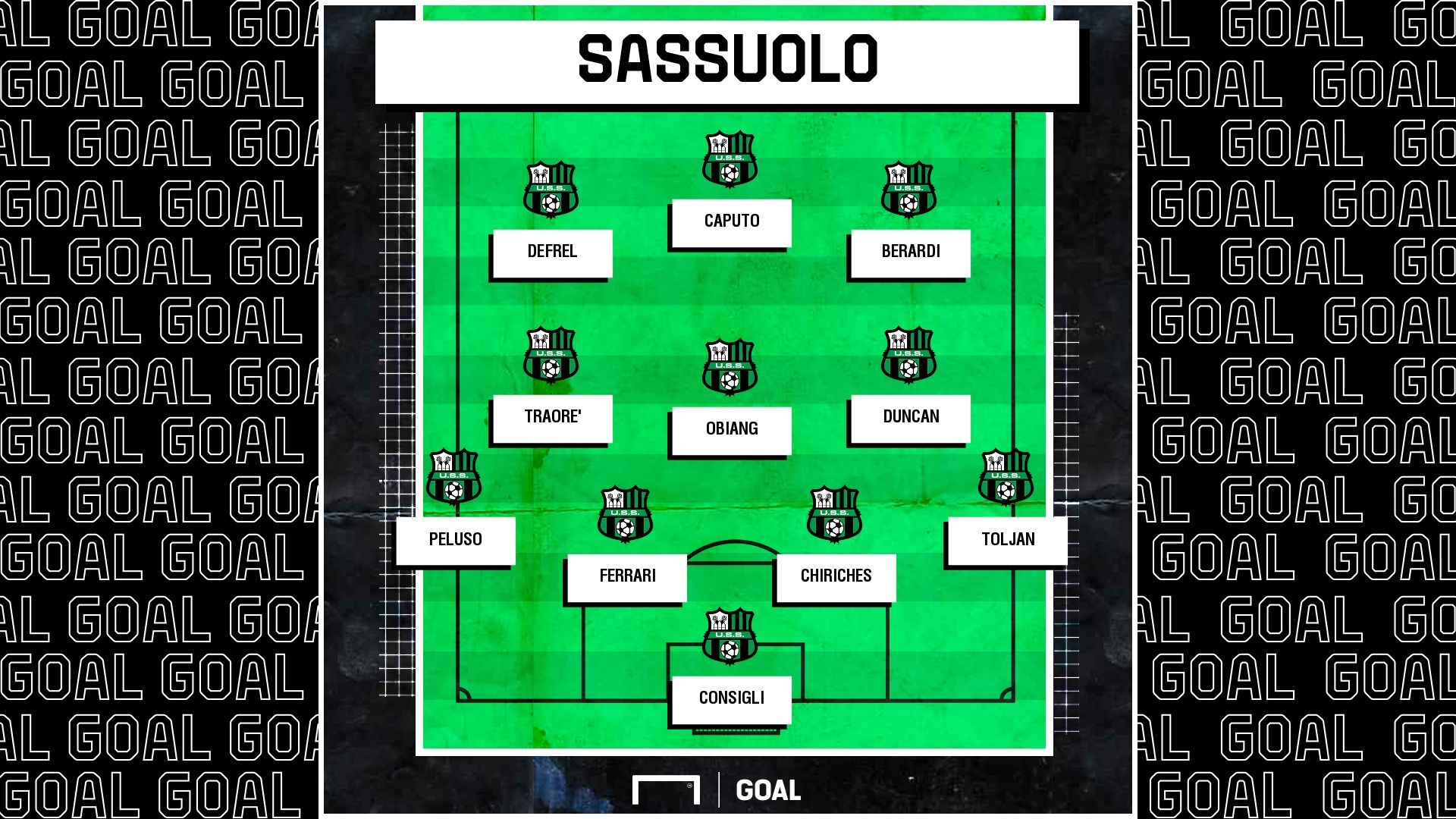formazione sassuolo