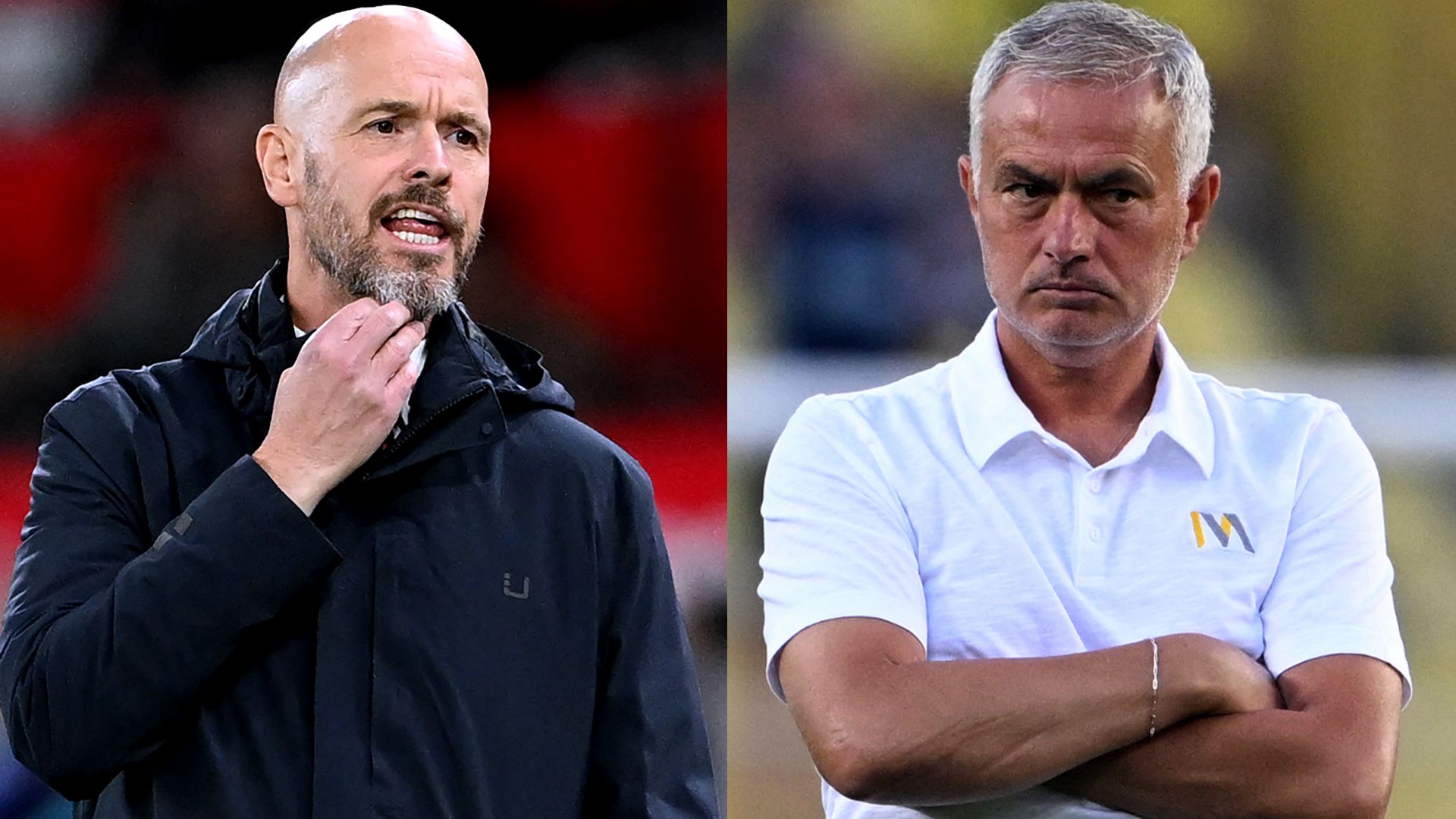 Ten Hag Mourinho split