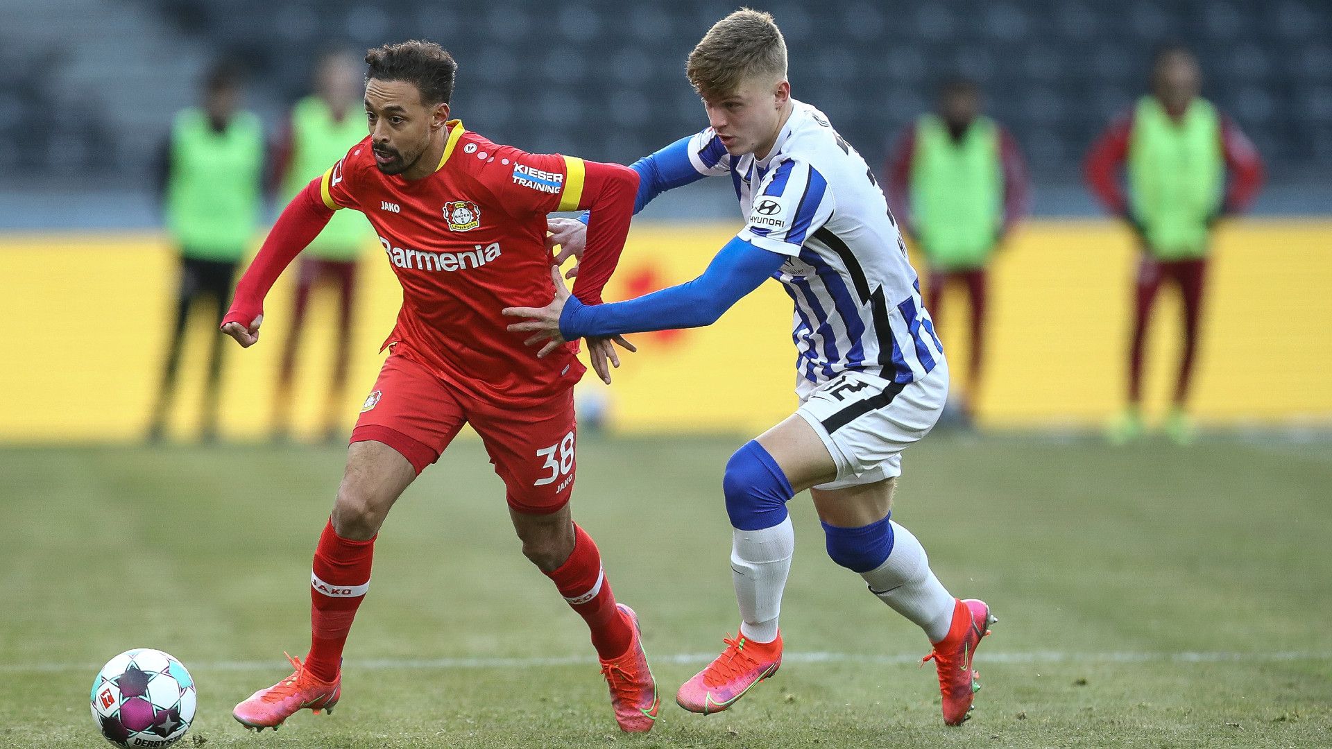 KARIM BELLARABAI BAYER LEVERKUSEN LUCA NETZ HERTHA BSC