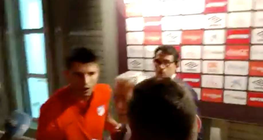 Alvaro Morata zona mixta