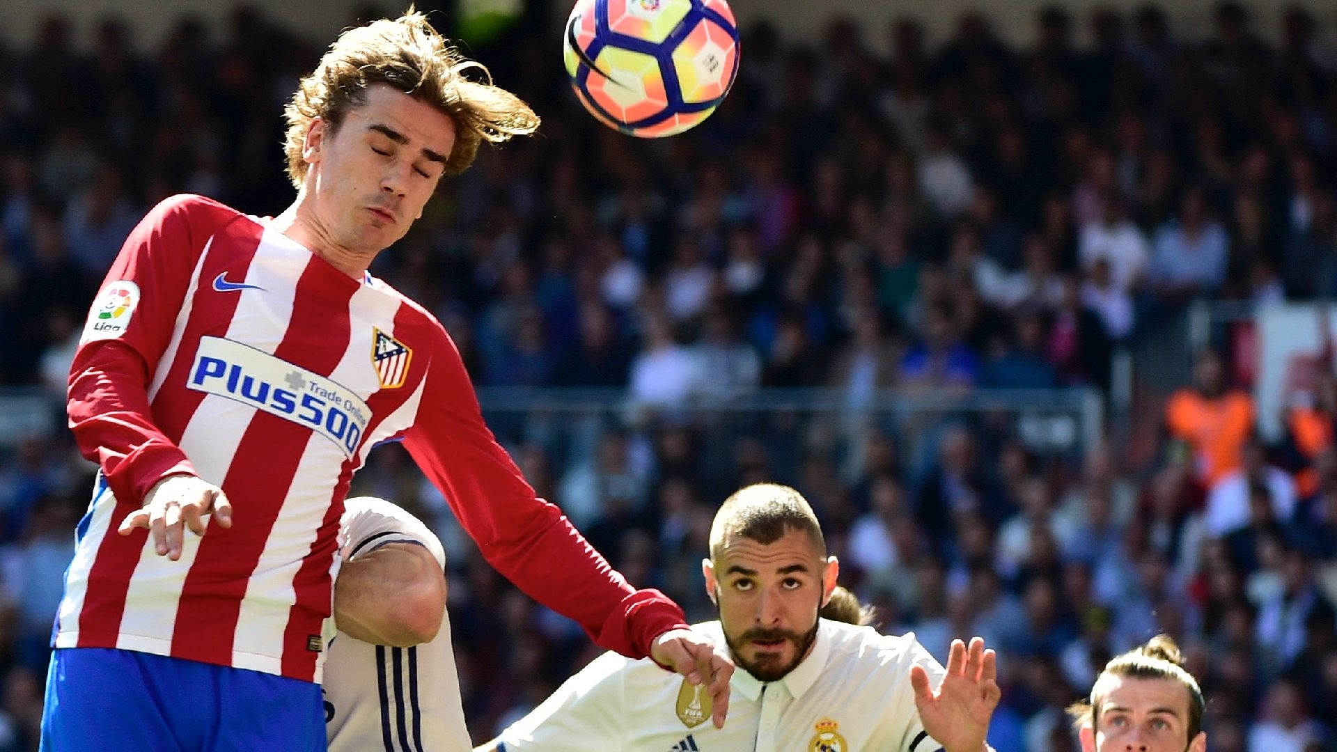 Antoine Griezmann Karim Benzema Real Madrid Atletico LaLiga 08042017